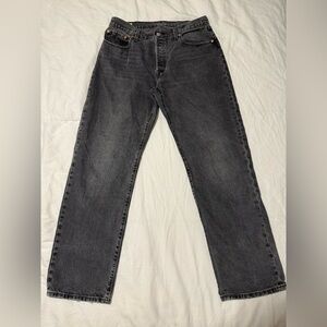 Levi’s 501 Original Fit Women’s Jeans, No Stretch, Washed Black